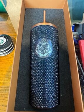 Starbucks The Harry Potter Rhinestone Blue Cold Cup 20oz Stainless Steel Tumbler